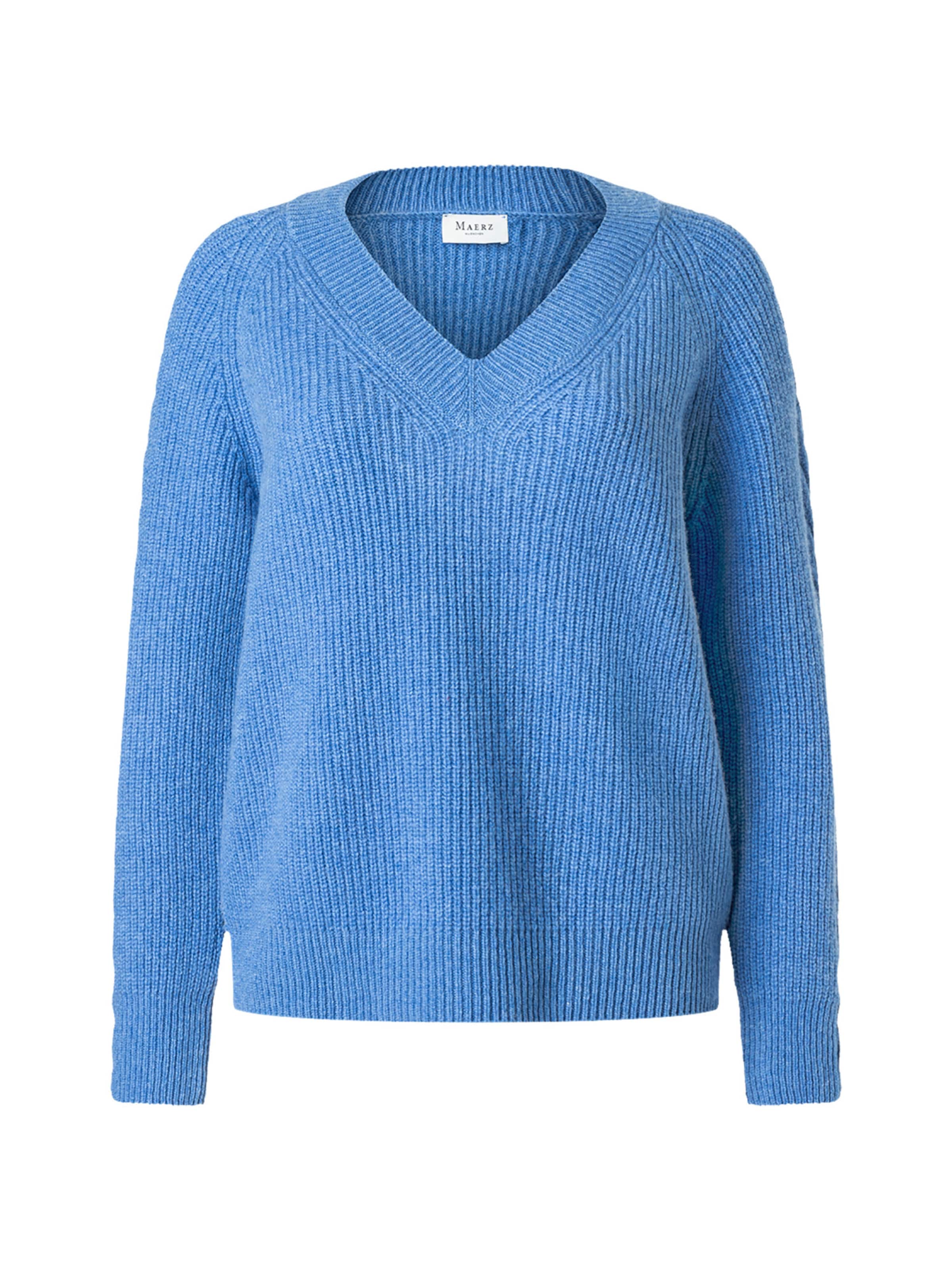 MAERZ Muenchen Sweater in Blue: front
