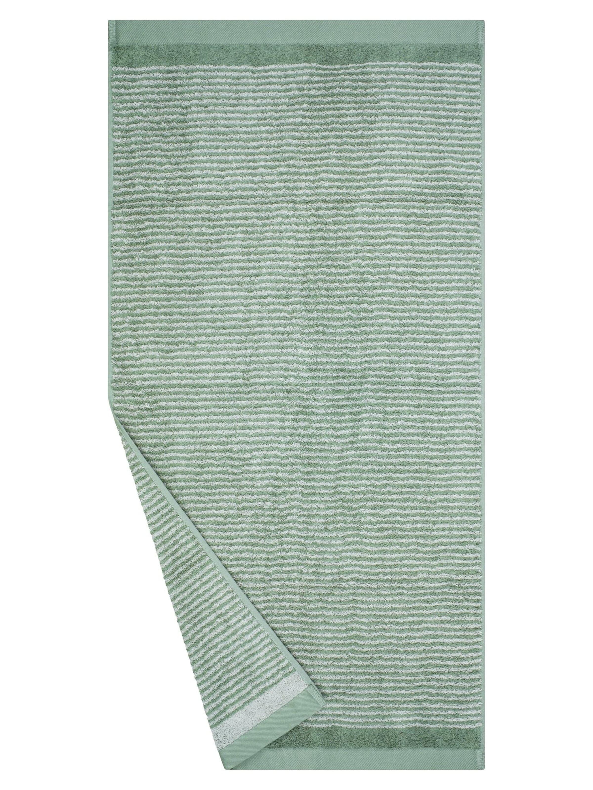 ROSS Towel 'Stripes' in Green