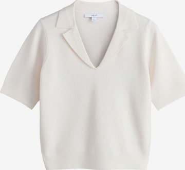 Pull-over Next en beige : devant