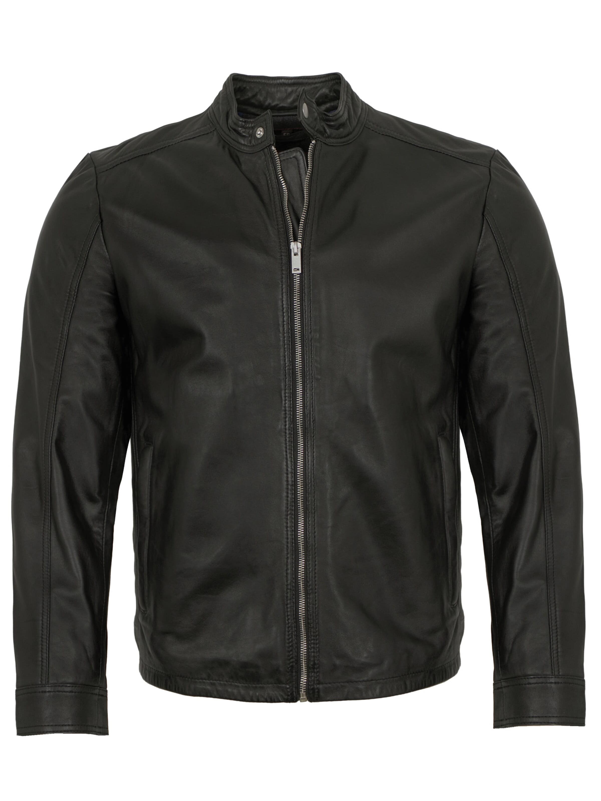 Giacca di mezza stagione 'Arnie' di EXZ By Existenz in nero: frontale