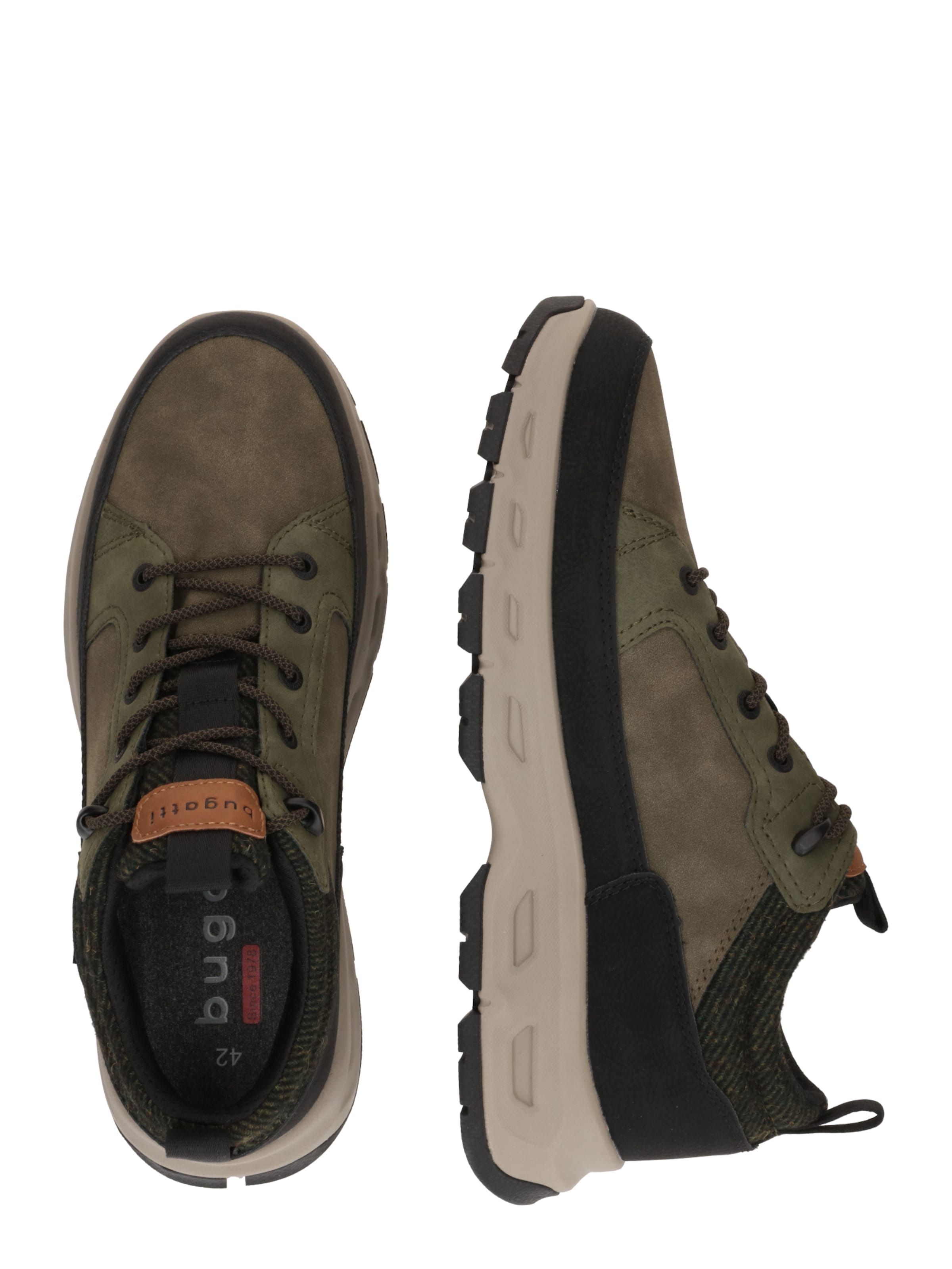 žalia bugatti Auliniai batai su raišteliais