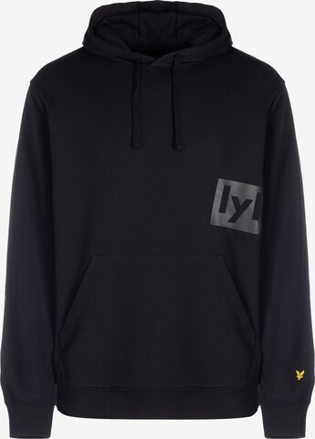 Lyle & Scott Sweatshirt in Zwart: voorkant