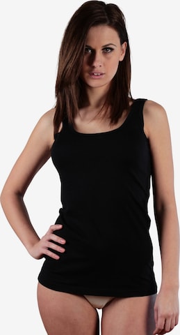 Albero Natur Top 'Damen Tanktop aus Bio-Baumwolle' in Black: front