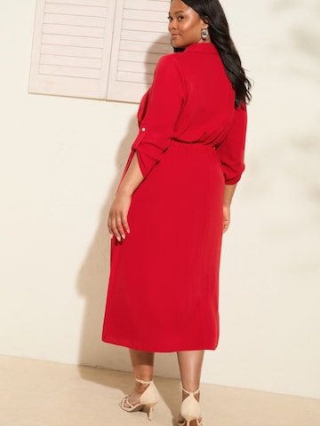 Robe-chemise Friends Like These en rouge