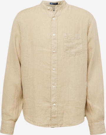 Coupe regular Chemise GANT en beige : devant