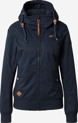 Ragwear Weatherproof jacket 'Jotty' in Blue: front