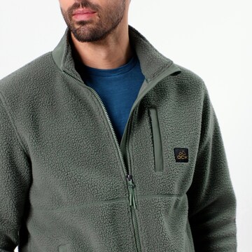 OCK Funktionsfleecejacke in Grün