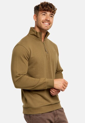 INDICODE JEANS Sweatshirt 'Brandt' in Green