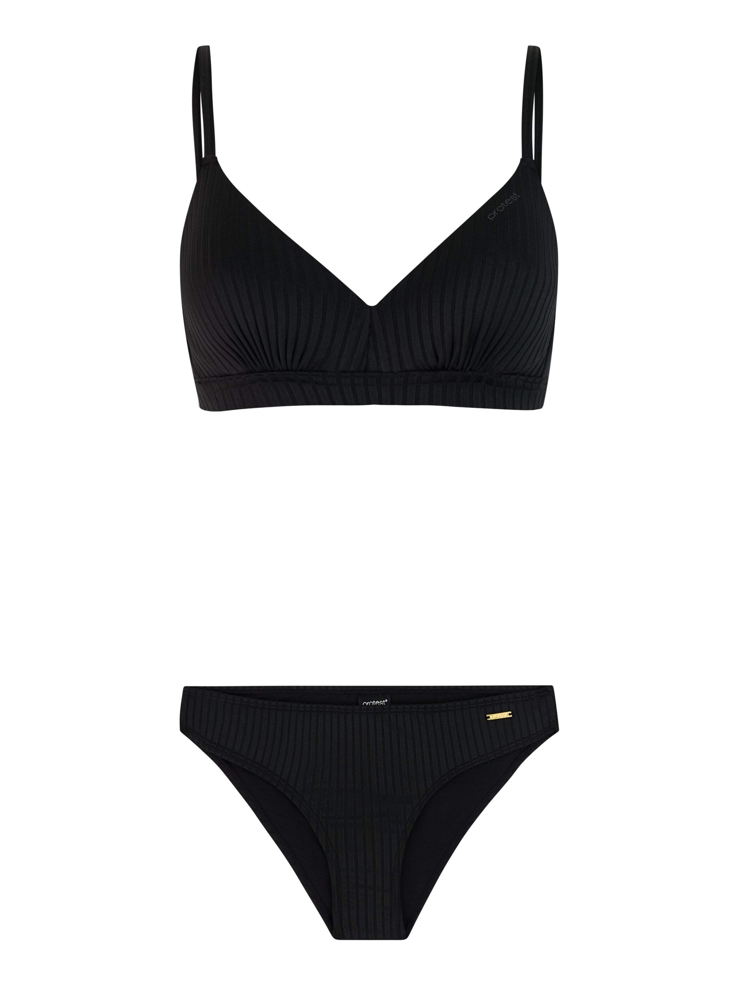 PROTEST Bikini 'PRTKyla' in Zwart: voorkant