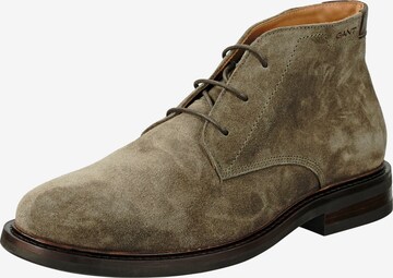 GANT - Botas com atacadores 'St Fairkon' em cinzento: frente