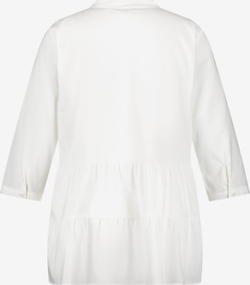 SAMOON Bluse in Weiß