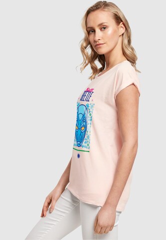 T-shirt 'Blue Beetle - Helmet' ABSOLUTE CULT en rose