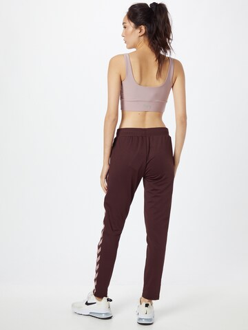 Coupe slim Pantalon de sport 'NELLY 2.3' Hummel en rouge