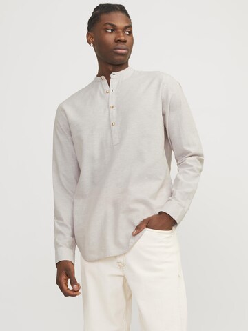 Regular fit Camicia 'JJESummer' di JACK & JONES in beige: frontale