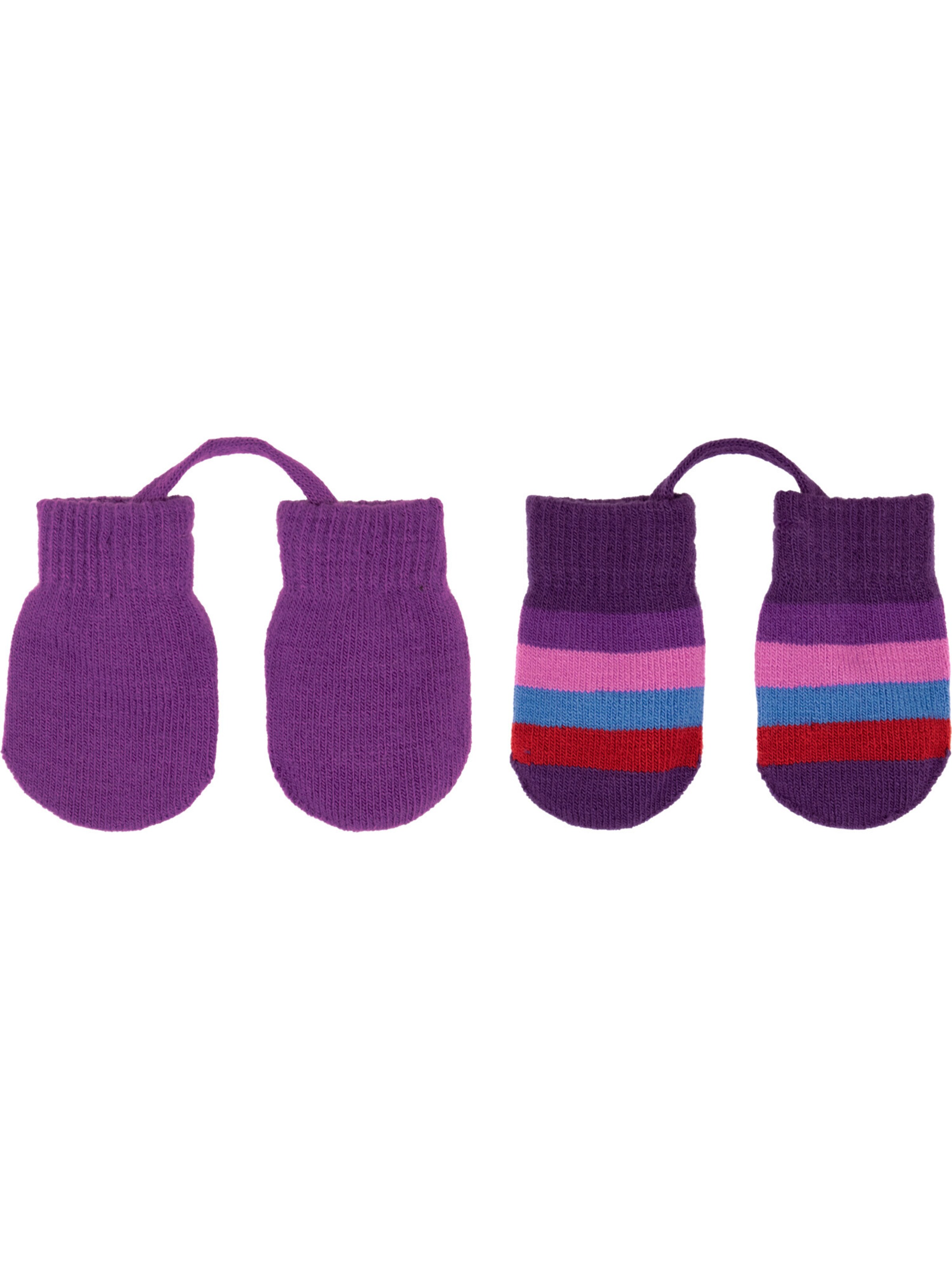 Villervalla Gloves in Purple: front