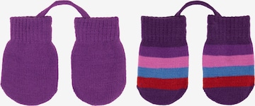 Villervalla Gloves in Purple: front