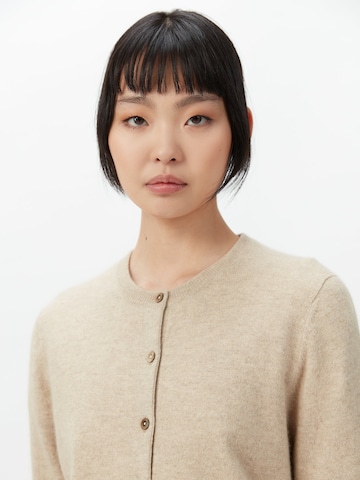 GOBI Cashmere Strickjacke 'Essential'‌‌‌‌‌ in Beige