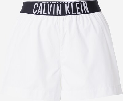 Calvin Klein Swimwear Shorts de bain en noir / blanc, Vue avec produit