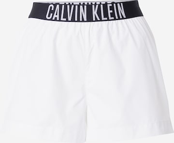 Calvin Klein Swimwear Szorty kąpielowe w kolorze biały: przód