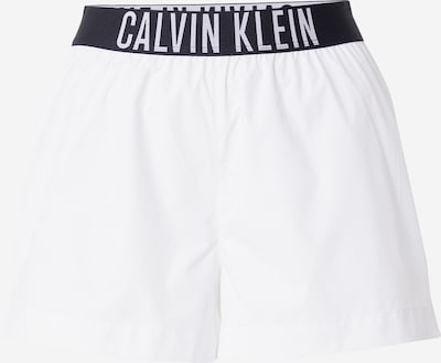 Calvin Klein Swimwear Calções de banho em preto / branco, Vista do produto