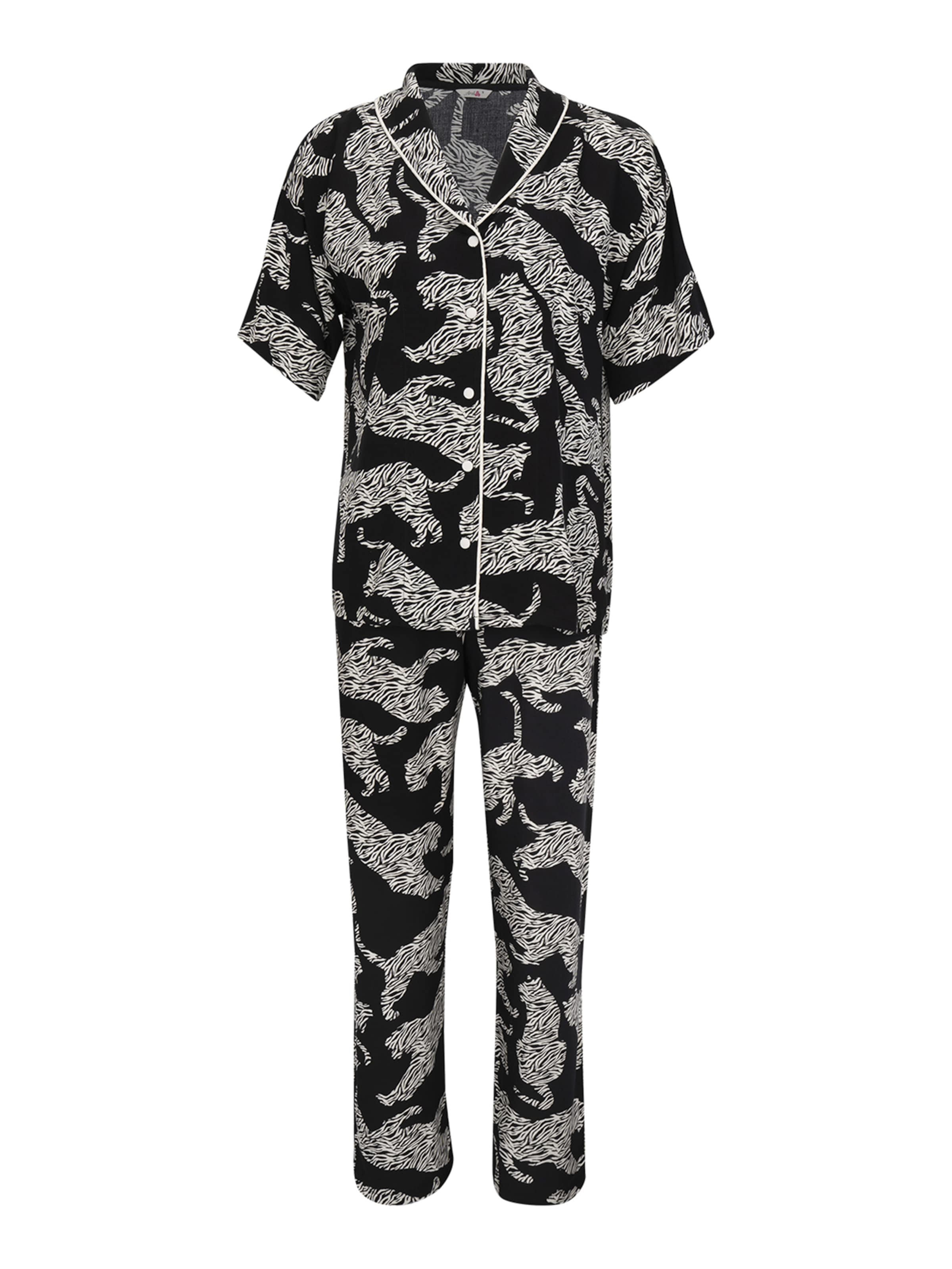 Pyjama ' Lilly ' Goldenbay en gris : devant
