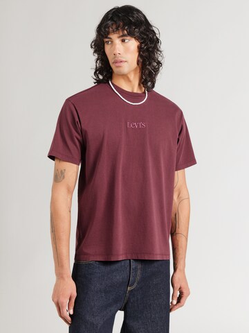 sarkans LEVI'S ® T-Krekls: no priekšpuses