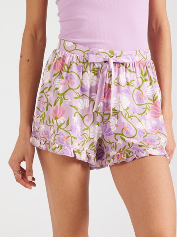 Hunkemöller Pyjamabroek in Lila: voorkant