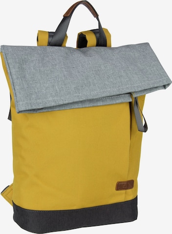 ZWEI Backpack 'Benno BE200' in Yellow: front
