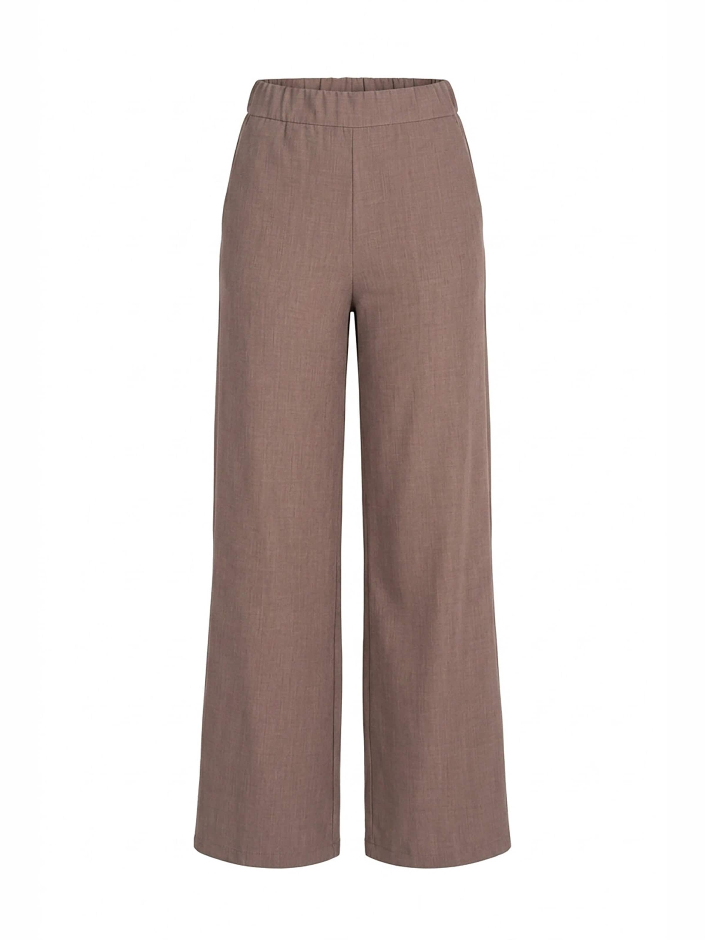 Figl Loosefit Broek 'M1197' in Bruin: voorkant
