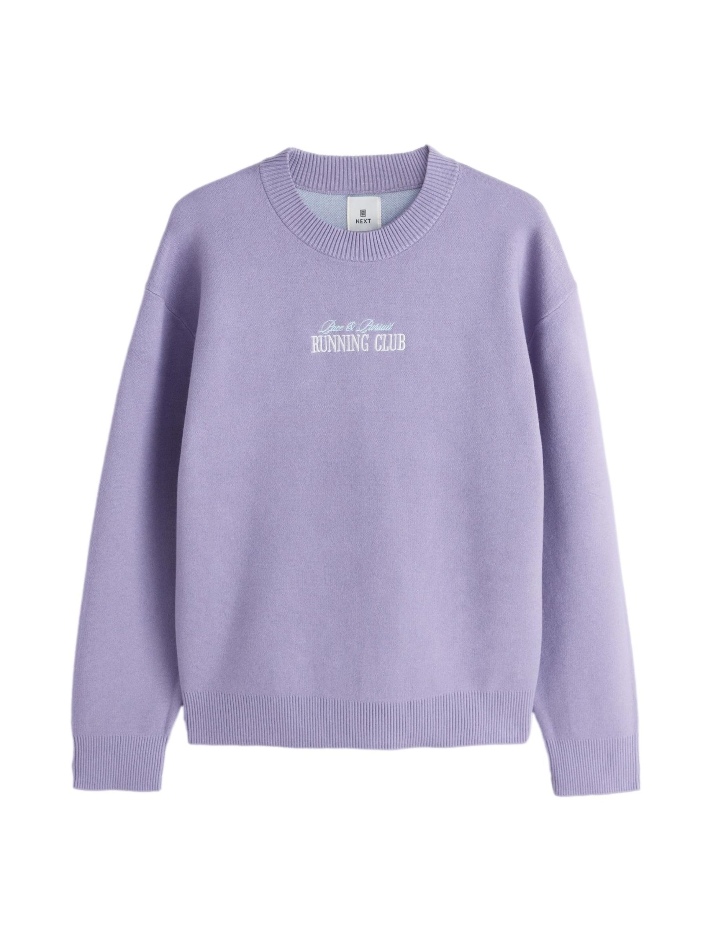 Next Sweater in S in Light blue / Lavender / White, Item view