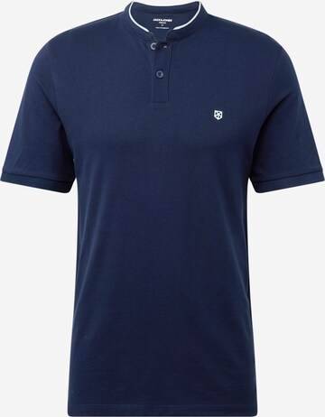 JACK & JONES Poloshirt 'BLASAINZ MAO' in Blau: predná strana