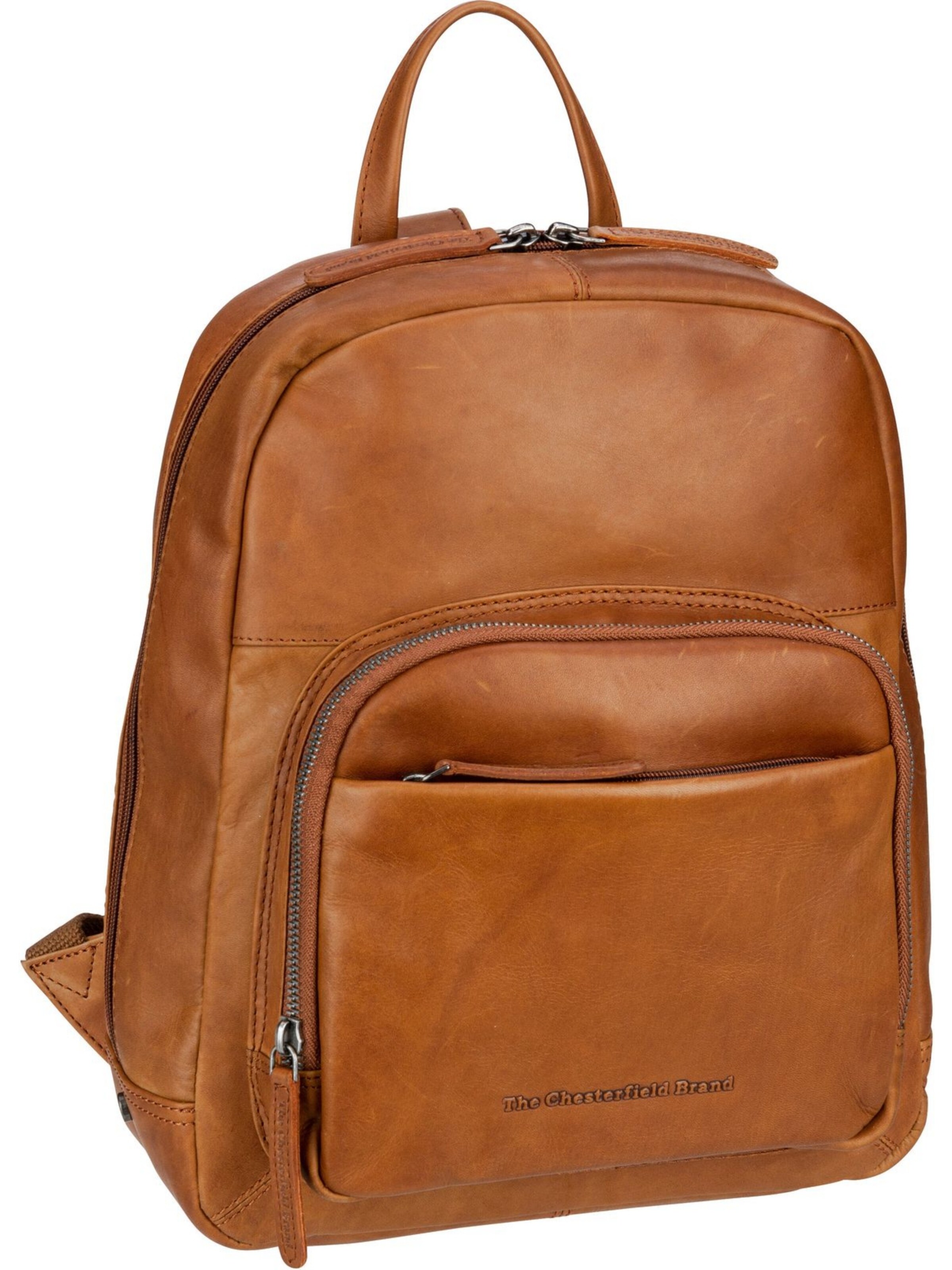 The Chesterfield Brand Backpack in Brown: front