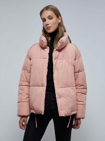 Scalpers Winter Jacket in Pink: front