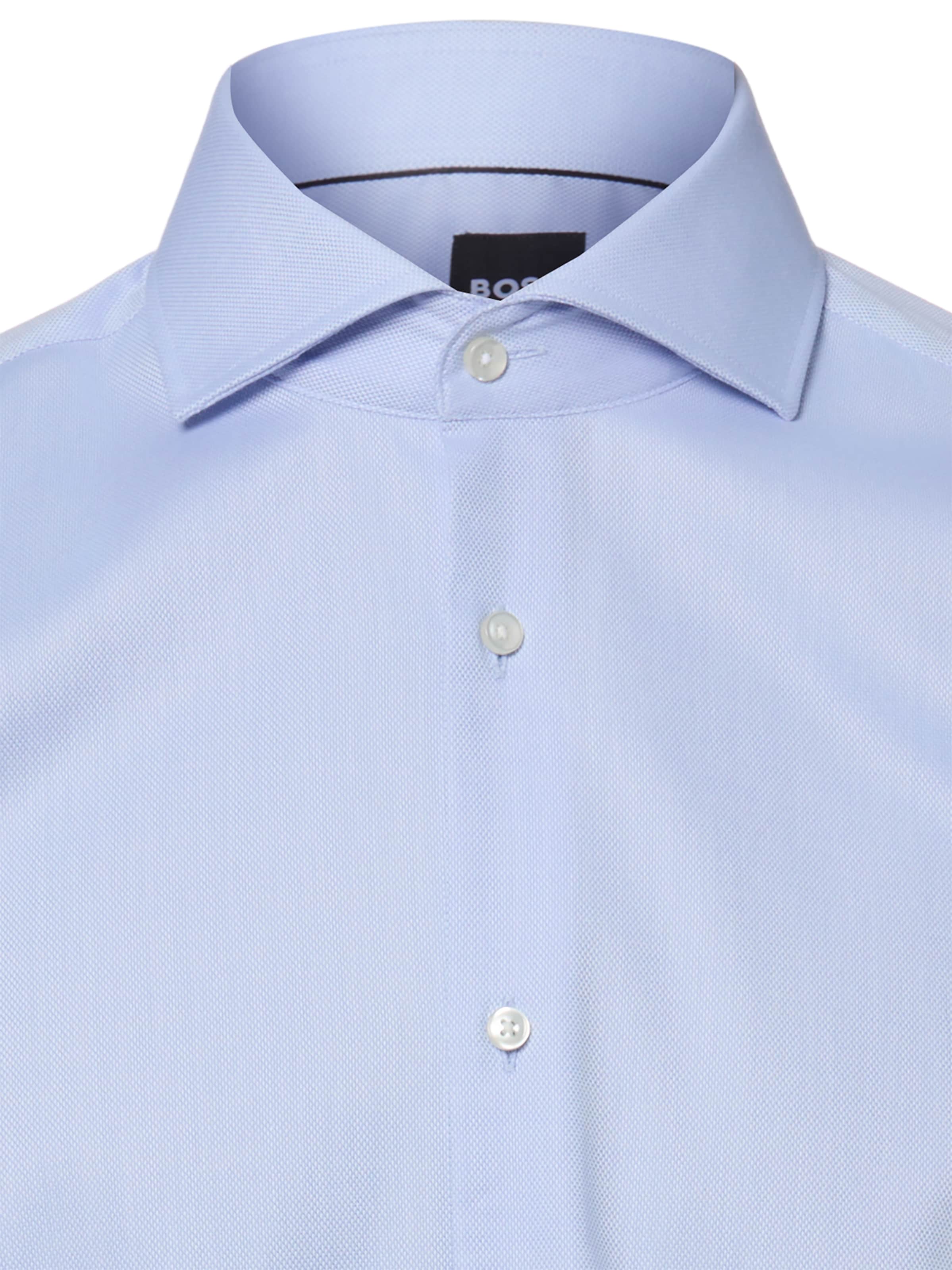 Coupe slim Chemise 'Hank' BOSS en bleu