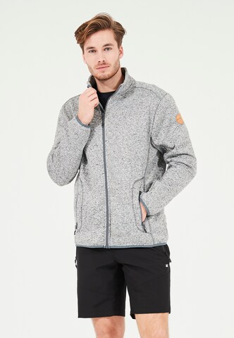Whistler Fleecejacke in Grau: Vorderseite