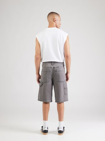 HOLLISTER - Folgado Calças de ganga em preto