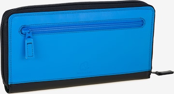 mywalit Portemonnaie 'Large Zip Around Purse' in Blau