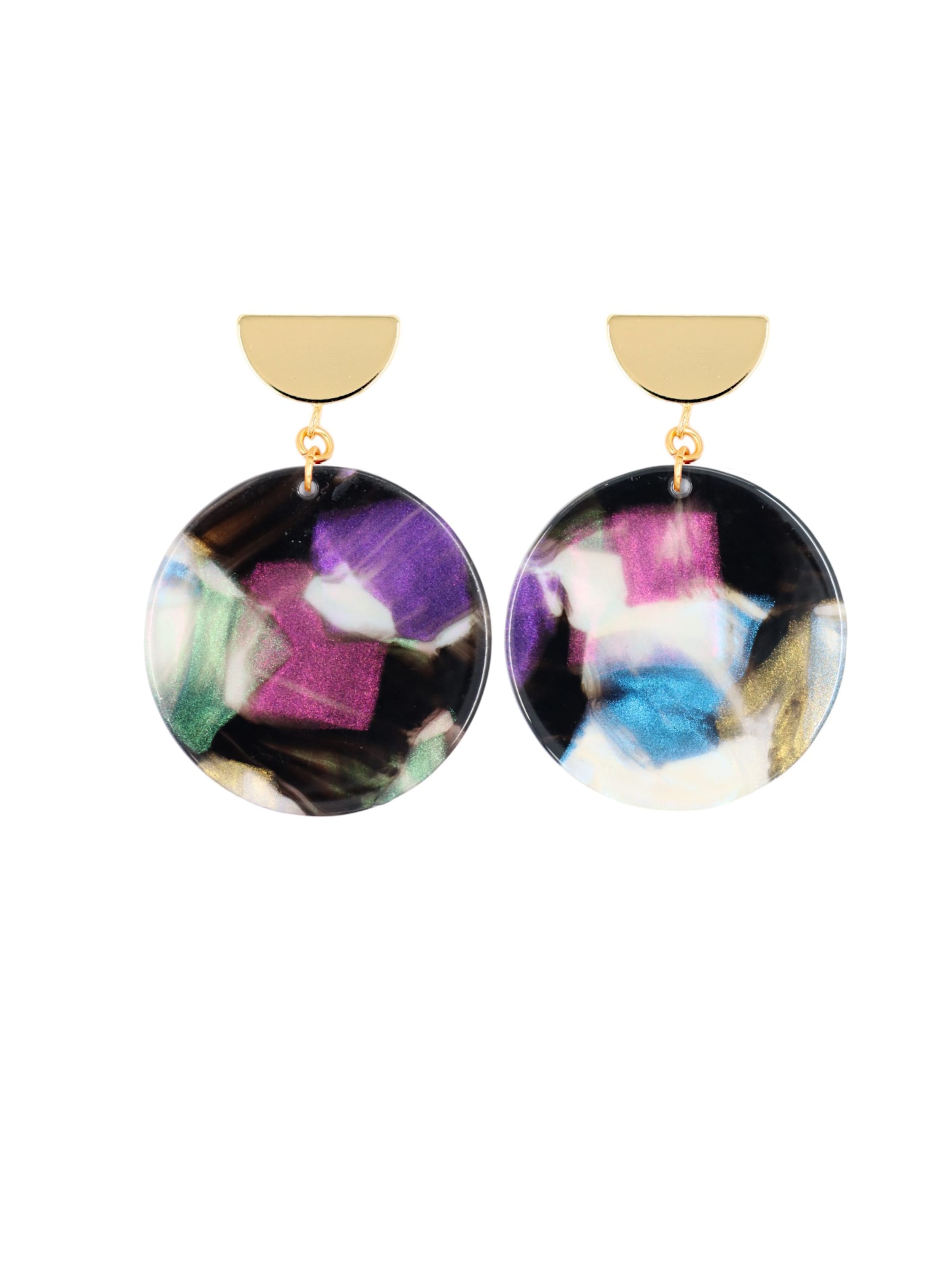 Fräulein Wunder Серьги 'Amal' в Смешанный: спереди