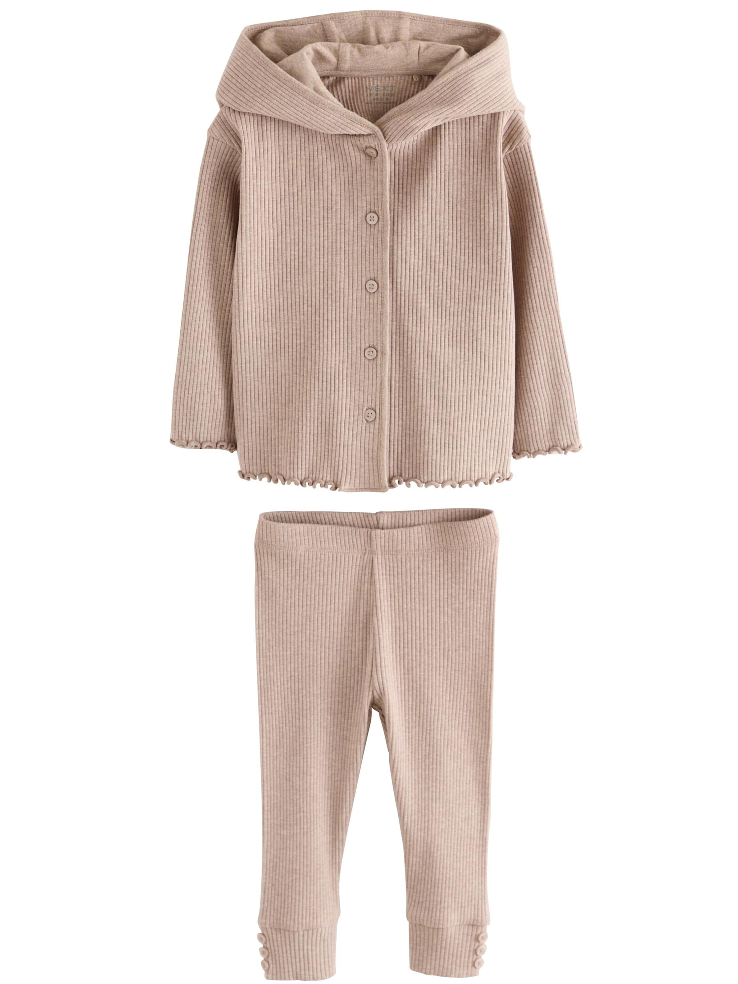 Next Комплект в кафяво: отпред