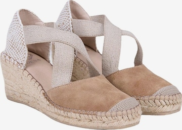 Desa Espadrilles 'Keil-Espadrilles' in Beige: front