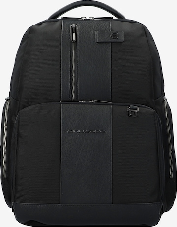 Piquadro Backpack 'Brief' in Black: front