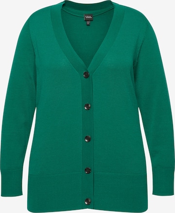 Ulla Popken Knit cardigan in Green: front