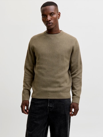Pull-over 'JWHMILANO' JACK & JONES en gris : devant