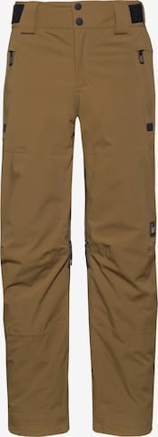 CMP Workout Pants in Brown: front