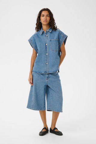 T-shirt 'SLAdabella' SOAKED IN LUXURY en bleu