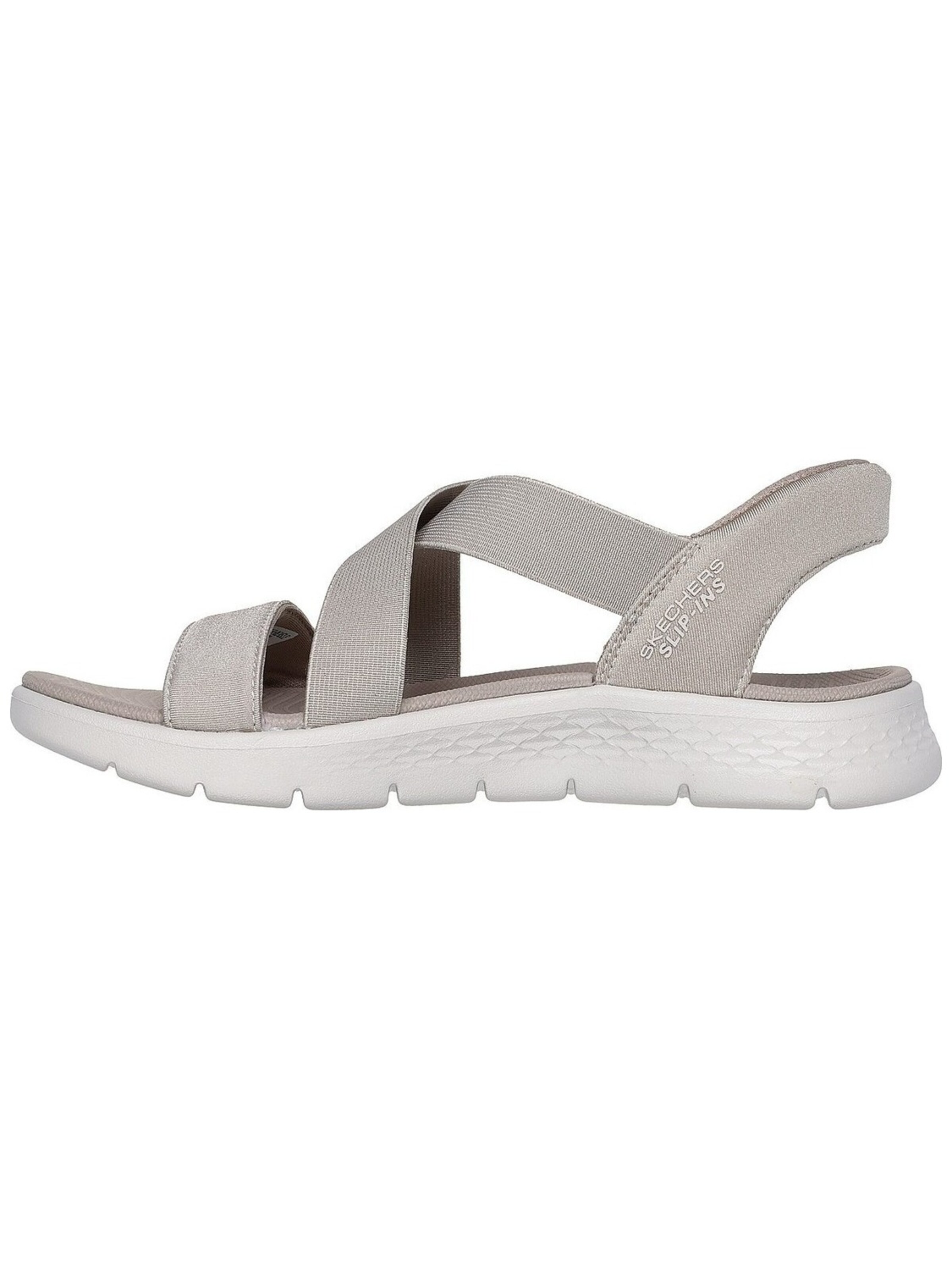 SKECHERS Sandale 'Skechers Go Walk Flex Sandal - Glimmer'‌ in Beige