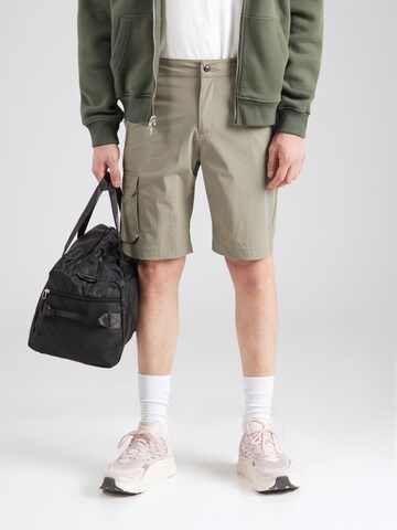 CMP Regular Outdoor trousers in Green: front