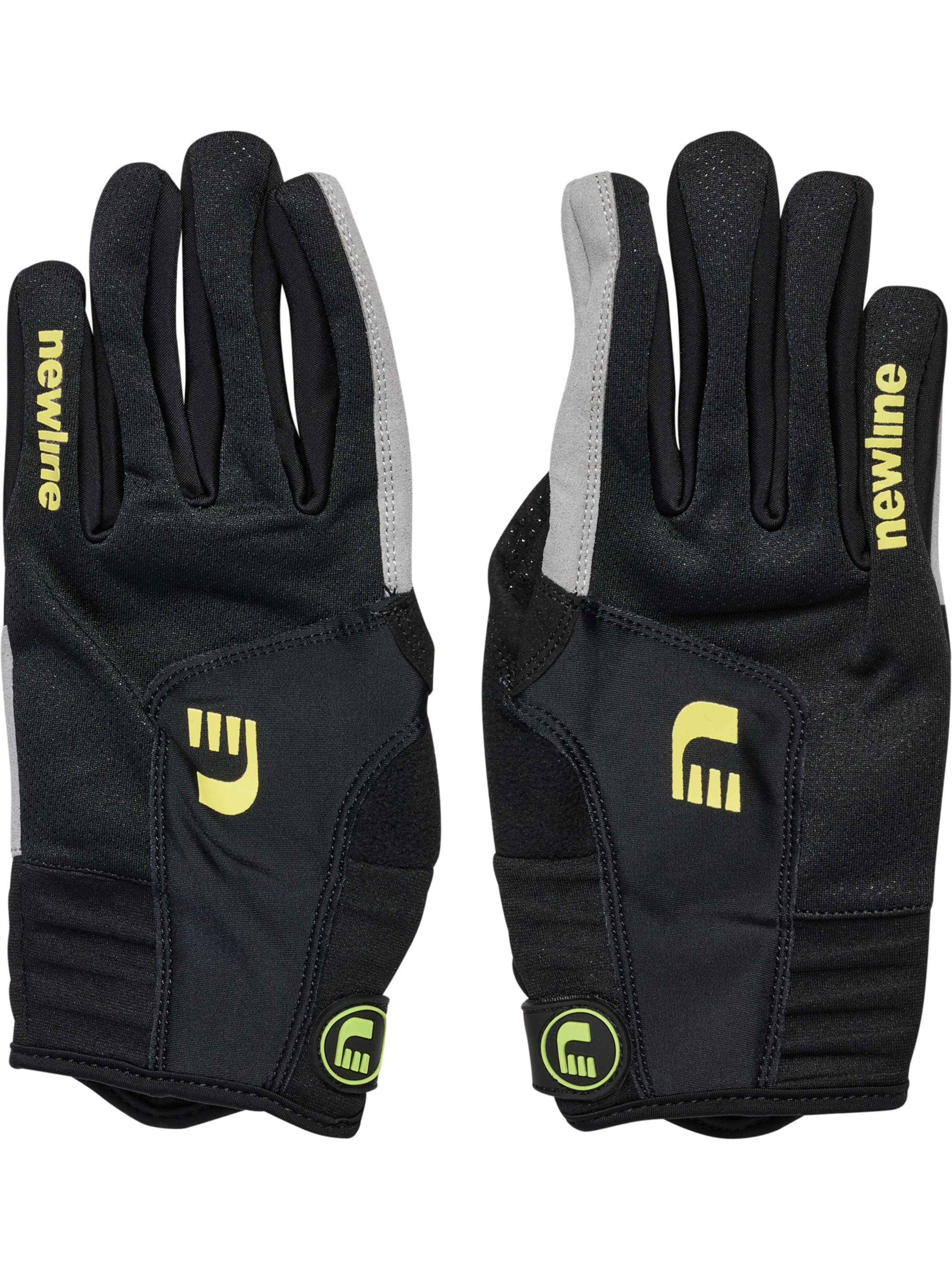 Newline Sporthandschuhe in Schwarz: Vorderseite