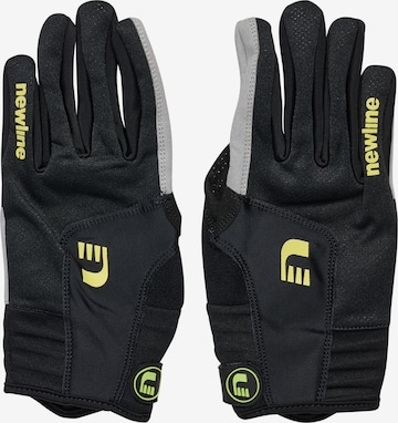 Newline Sporthandschuhe in Schwarz: Vorderseite