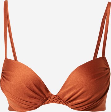 Hunkemöller Bikini Top 'Sahara' in Brown: front